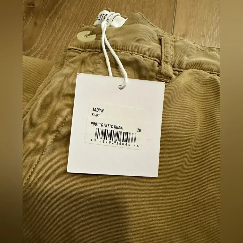 $128 NEW with tags! Pistola Denim Jayden Pants - 26 - Khaki - Picture 8 of 10